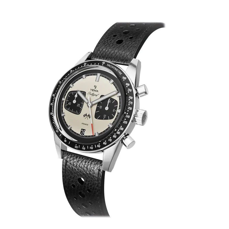 YEMA RALLYGRAF MECA-QUARTZ PANDA 39mm YMHF1580-BA