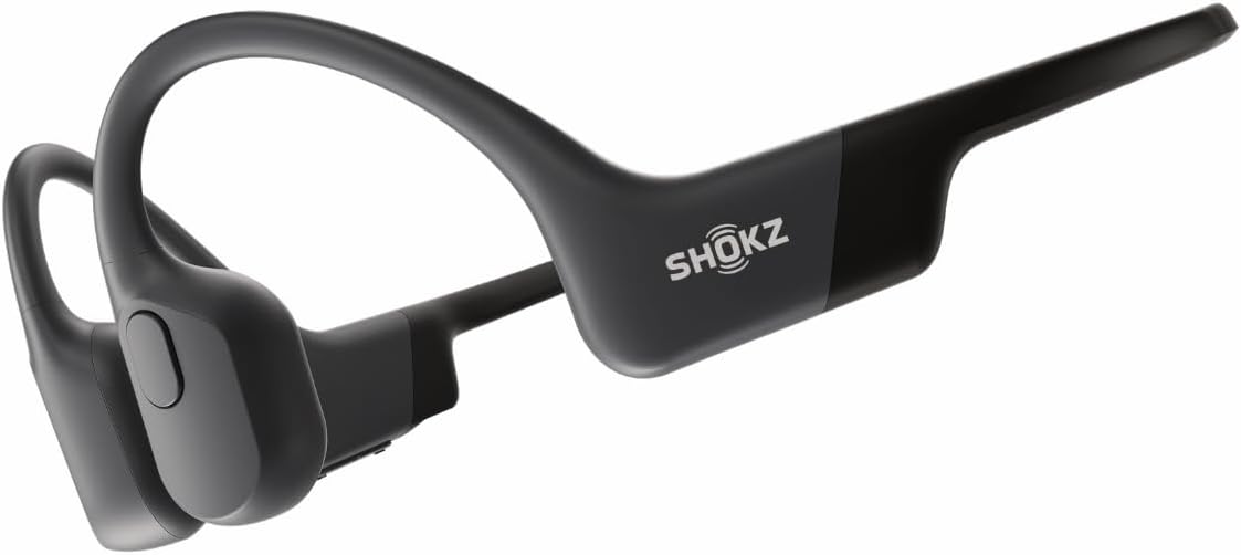 SHOKZ OpenRun Bone Conduction Headphones – Black   (SG Local Set | 2-Year Shokz Warranty)