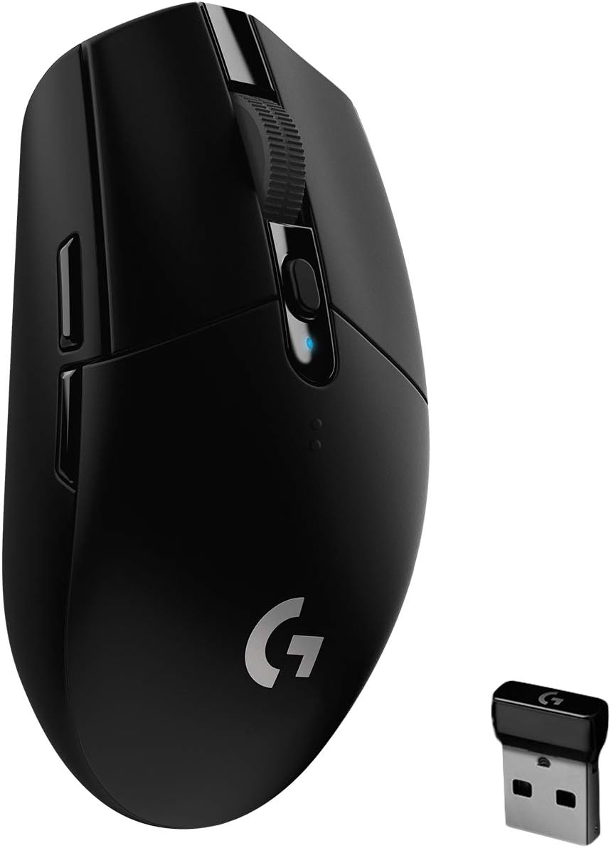 Logitech G304 Lightspeed Wireless Gaming Mouse (Black)