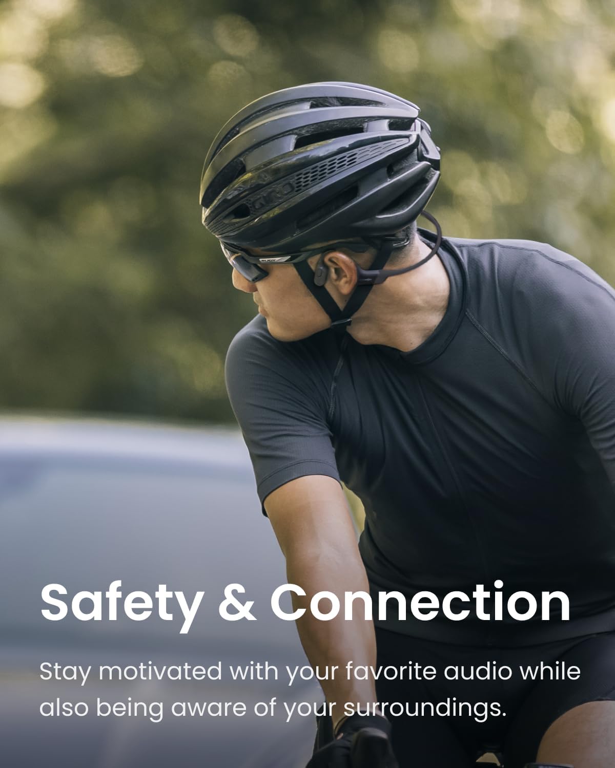 SHOKZ OpenRun Bone Conduction Headphones – Black   (SG Local Set | 2-Year Shokz Warranty)