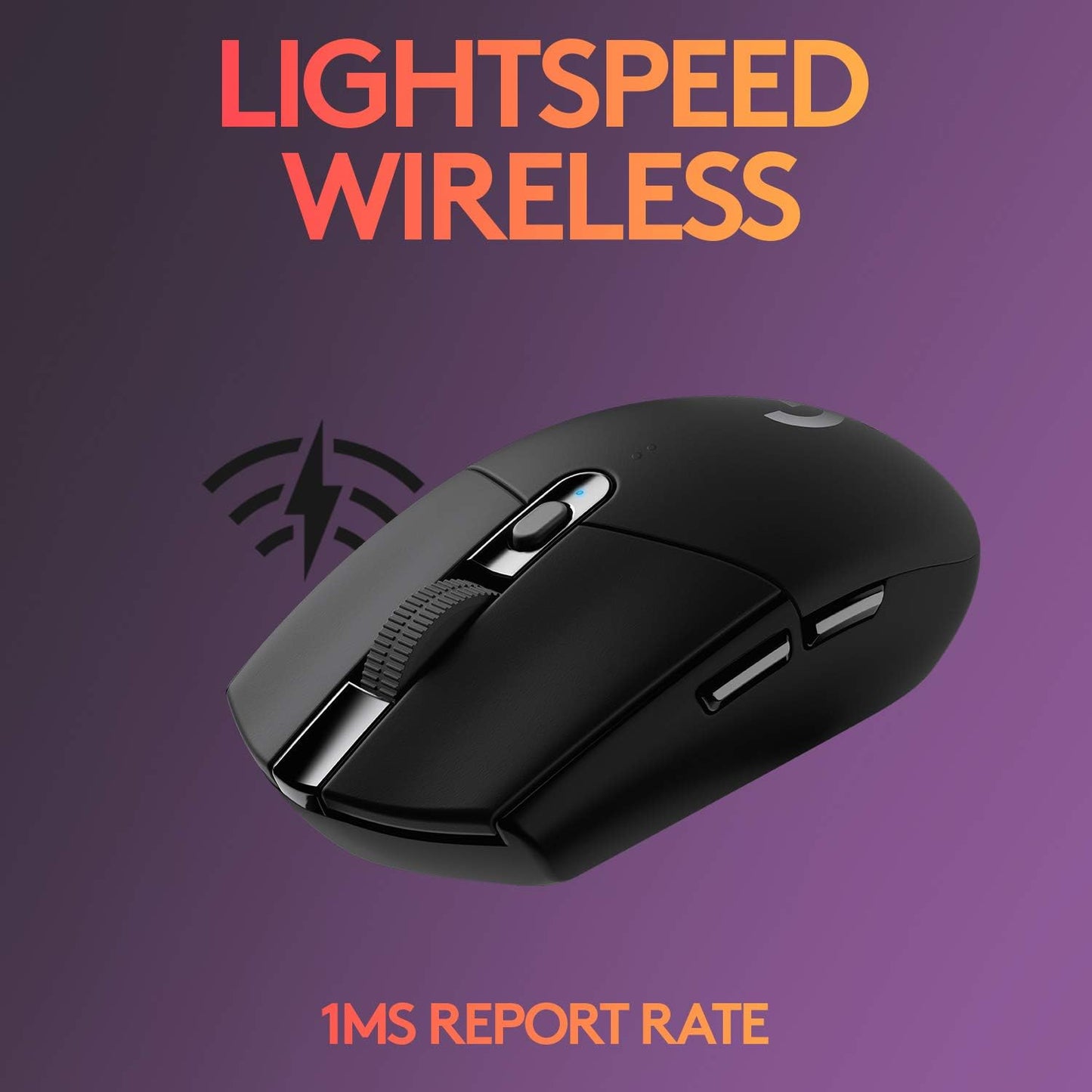Logitech G304 Lightspeed Wireless Gaming Mouse (Black)
