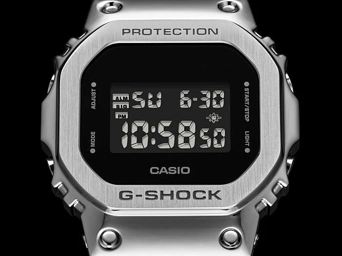 CASIO G-SHOCK WATCH STEEL BEZEL GM-5600U-1DR