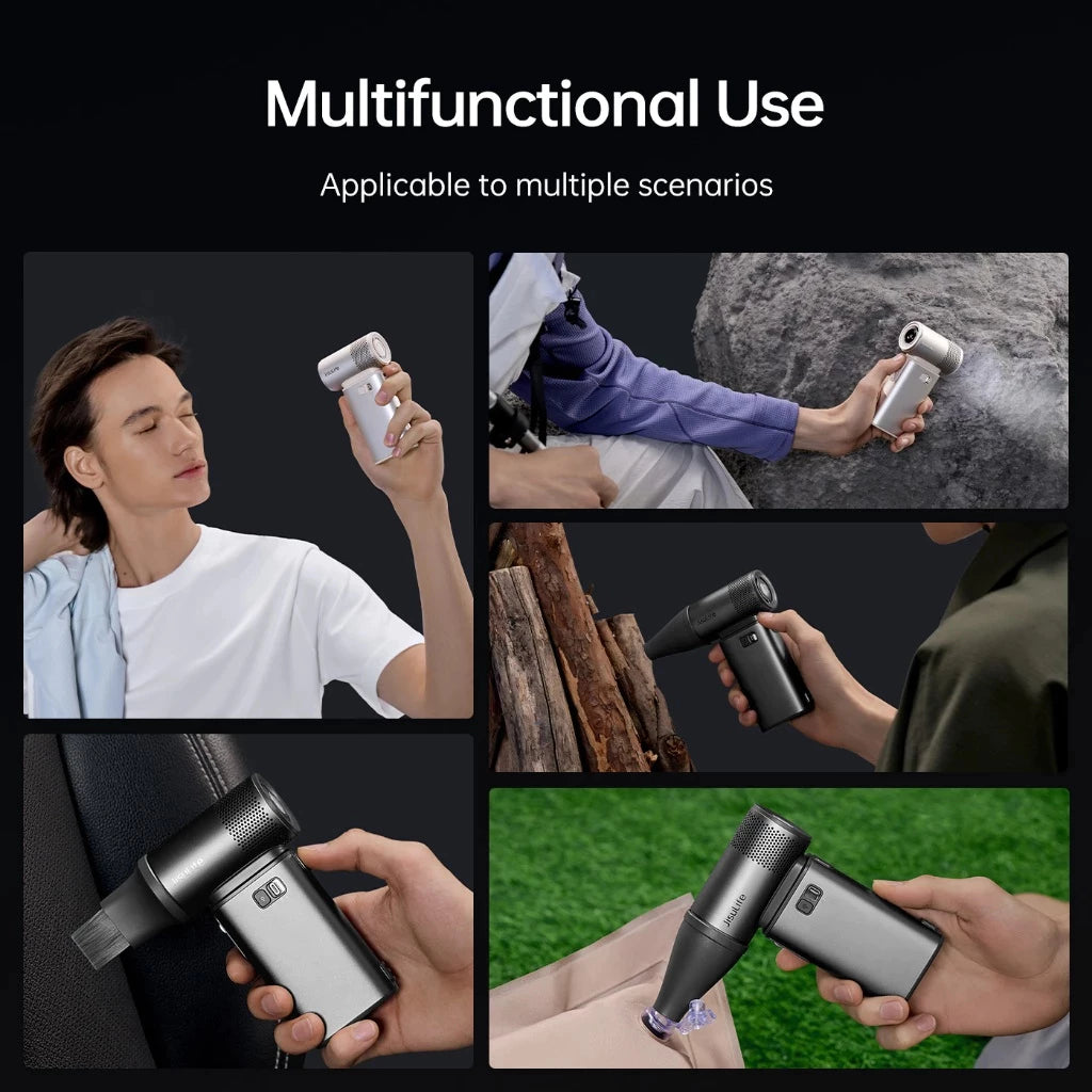 JISULIFE Portable Handheld Fan Ultra2, 9000mAh Max 25 Hrs(Local Singapore set)