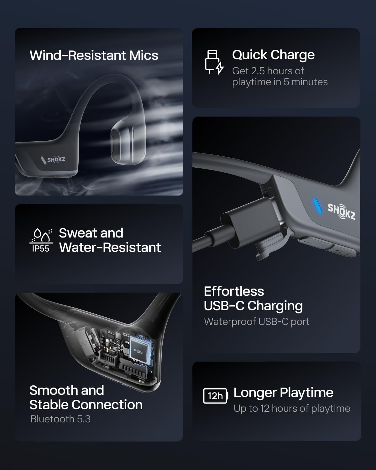 Shokz OpenRun Pro 2 Mini – SG Local Set | 2-Year Warranty | Bone Conduction Sports Headphones | Brand New Sealed