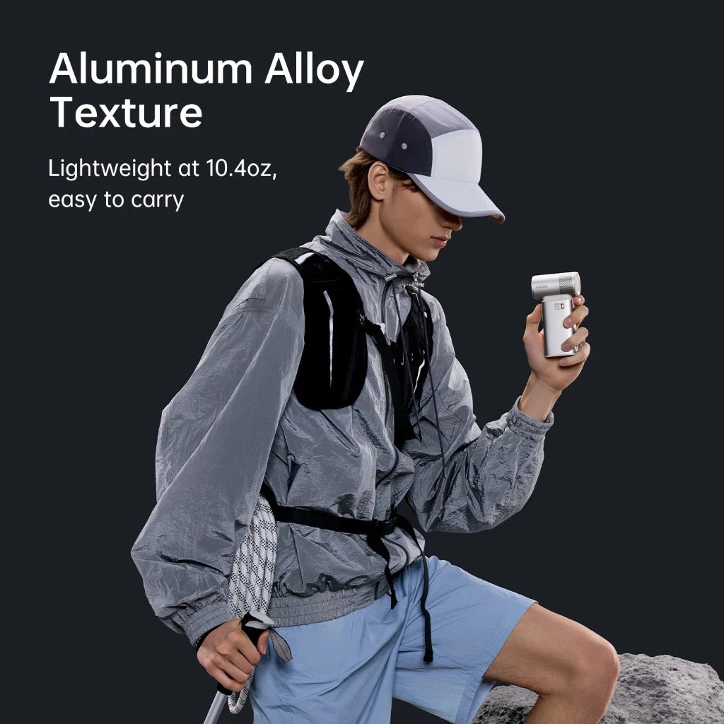 JISULIFE Portable Handheld Fan Ultra2, 9000mAh Max 25 Hrs(Local Singapore set)