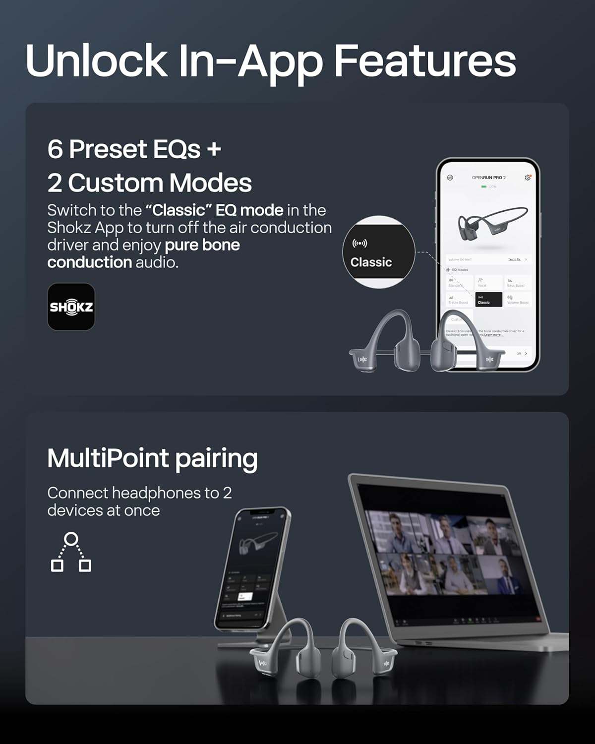 Shokz OpenRun Pro 2 Mini – SG Local Set | 2-Year Warranty | Bone Conduction Sports Headphones | Brand New Sealed