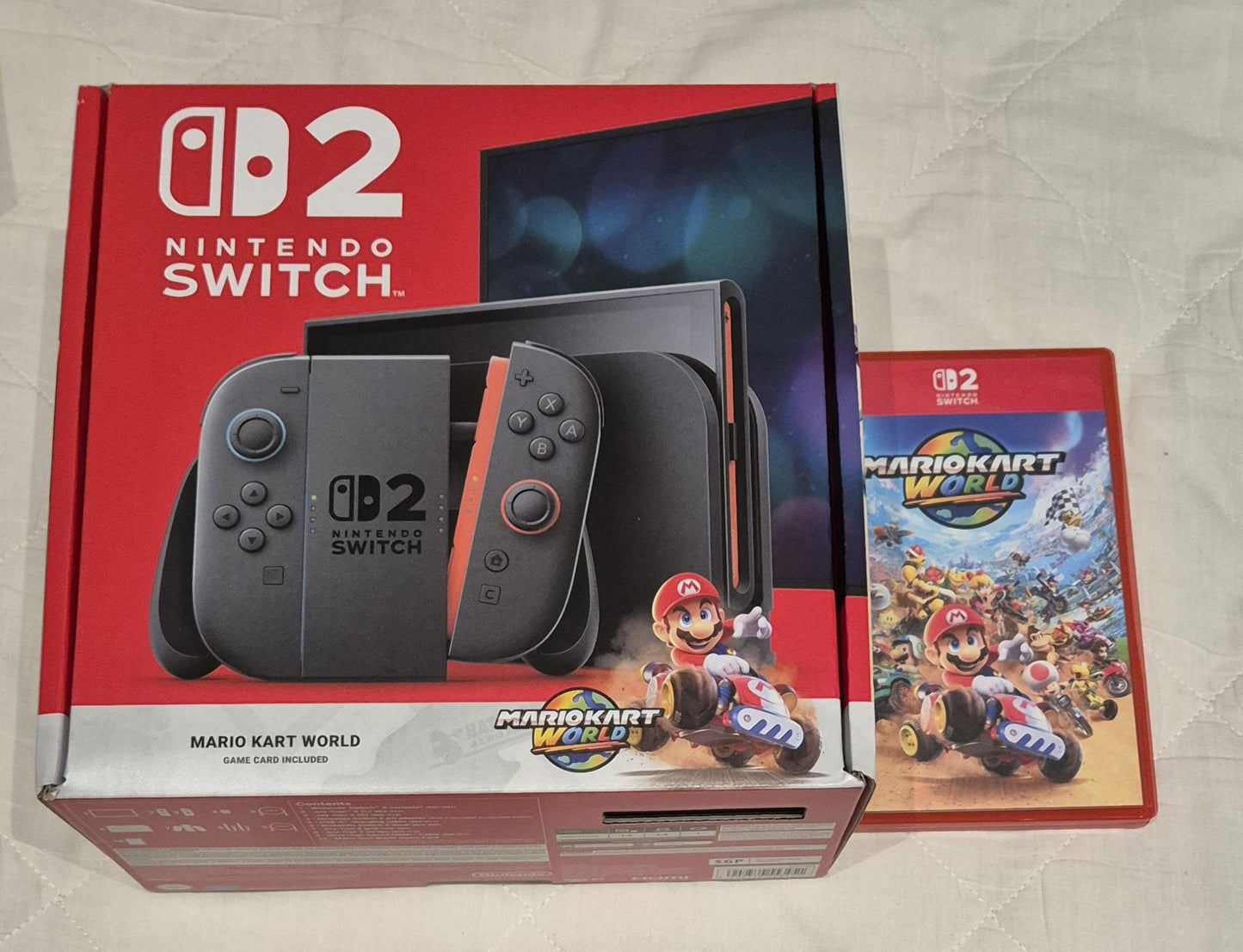 Nintendo Switch 2 + Mario Kart World Bundle (SG Local set with physical game card)